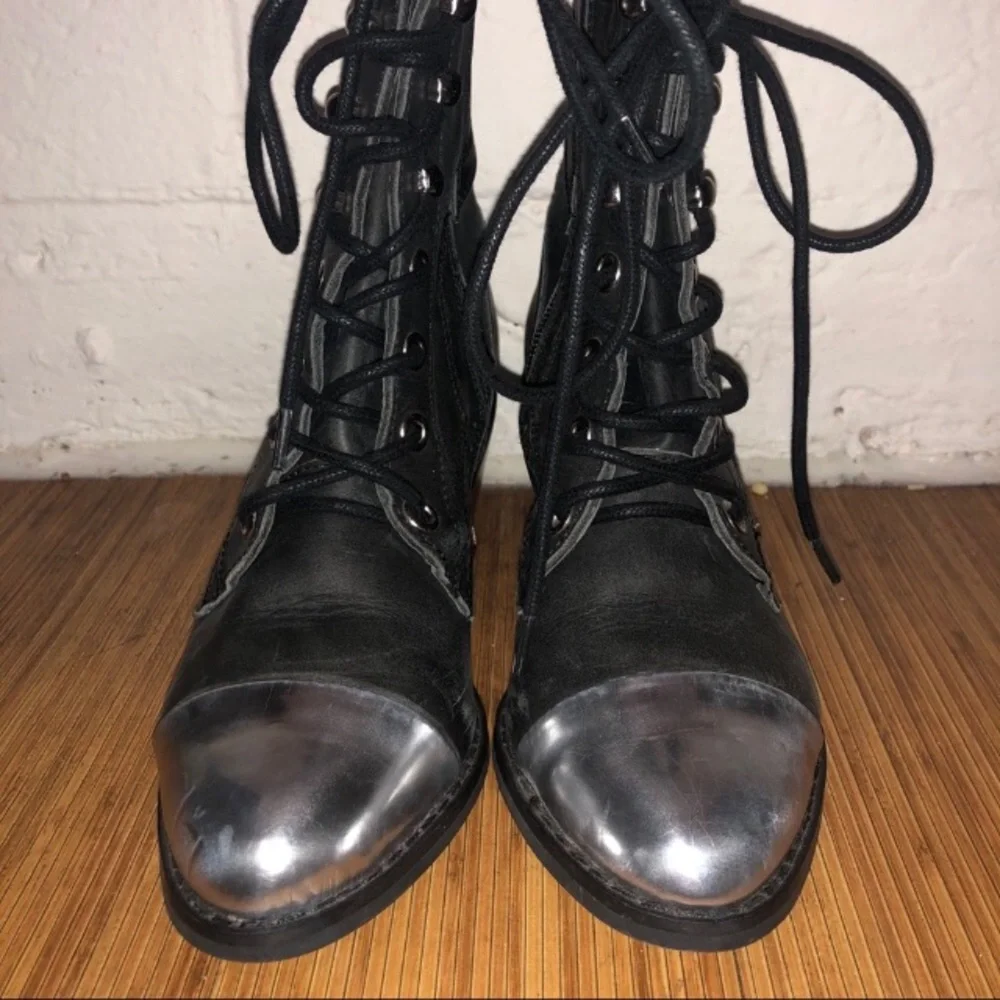 Jeffery Campbell combat booties - Picture 2 of 8